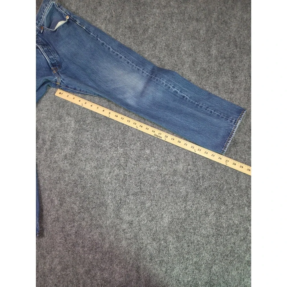 Levi's 501 Original Fit Jeans Mens 30x26 Blue Straight Leg Button Fly Denim